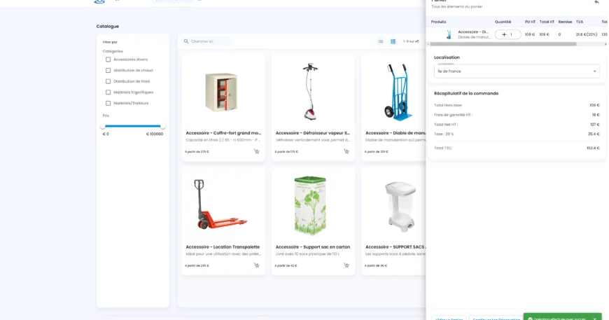 Développement plateforme web - Site e-commerce Grain de malice